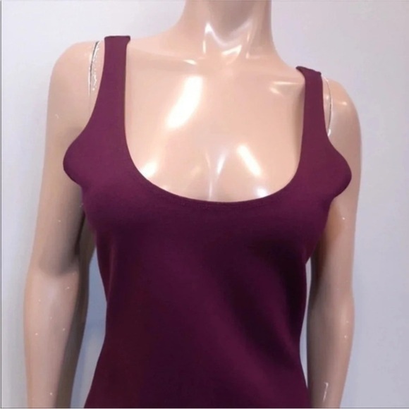 New Dynamite Sleeveless Purple Burgundy Mini Dress - Picture 3 of 5